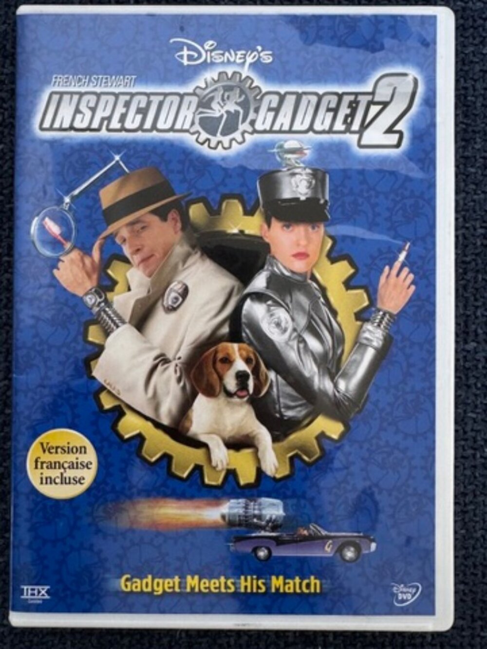 Disney INSPECTOR GADGET 2 DVD Live Action Movie version française inclus